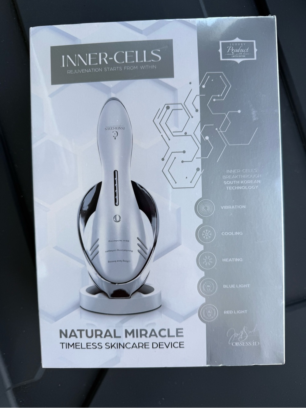 Inner-Cells Natural Miracle Timeless Skincare Device - Silver
